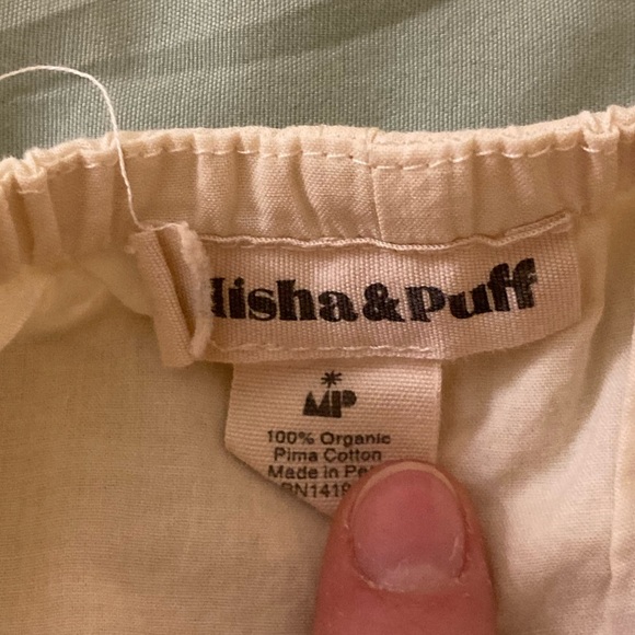 Misha And Puff Cream Polka Dot Romper - Picture 3 of 3